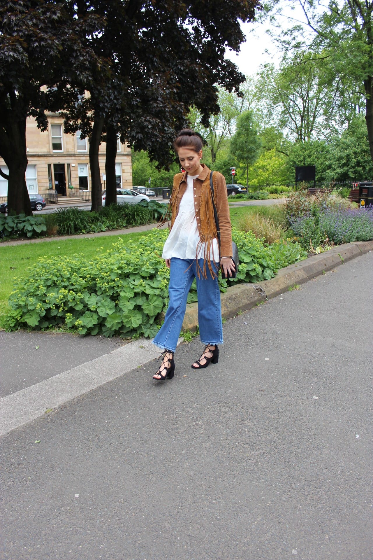Mango tan suede jacket