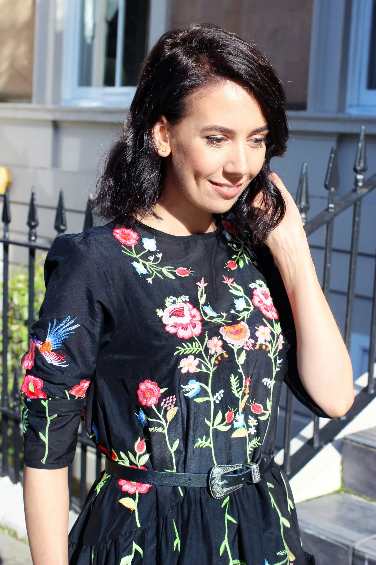 Zara Embroidered Swing Dress - How I style it for Daytime and Evening Zara Embroidered Swing Dress - How I style it for Daytime and Evening